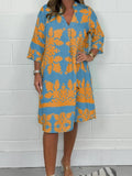 Orange und Blau