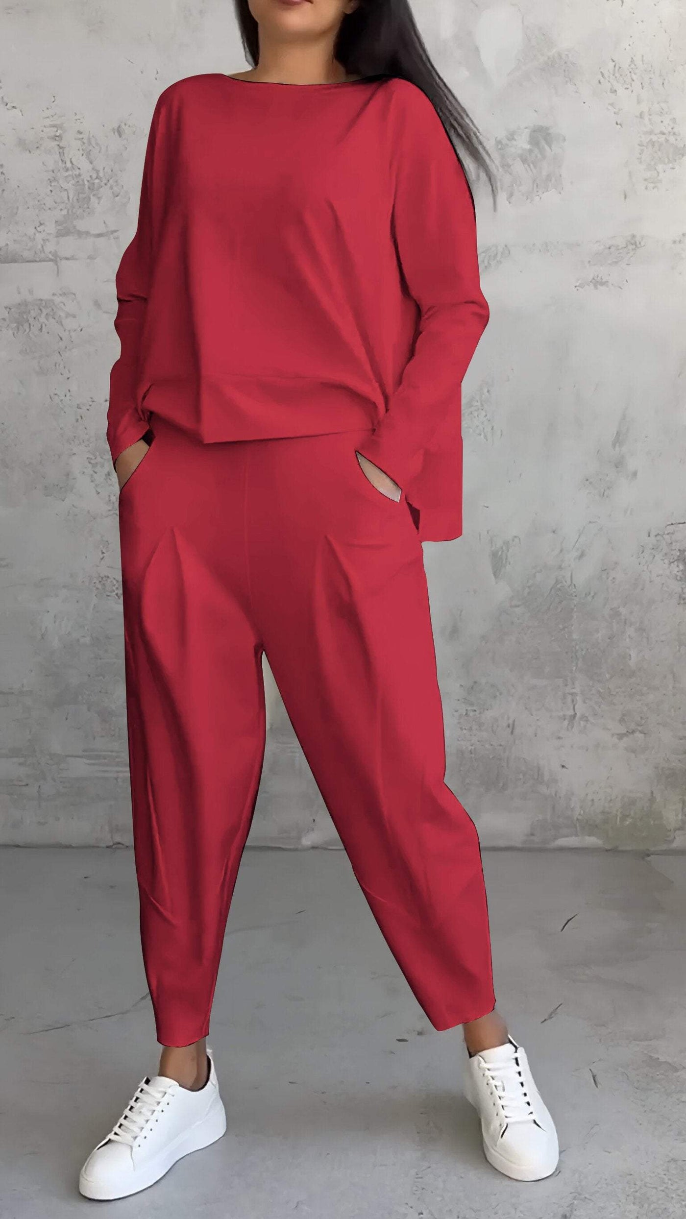 Elegantes Zweiteiliges Hosenset für Damen