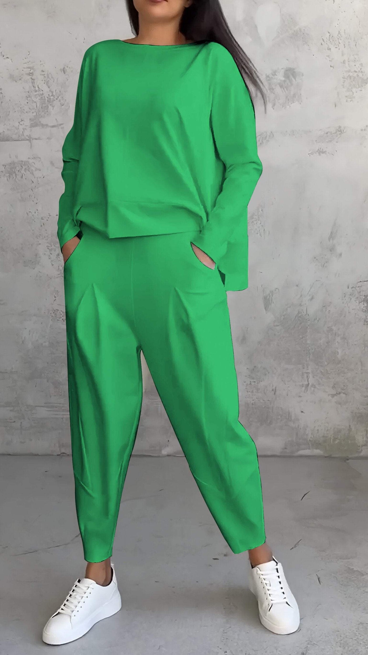 Elegantes Zweiteiliges Hosenset für Damen