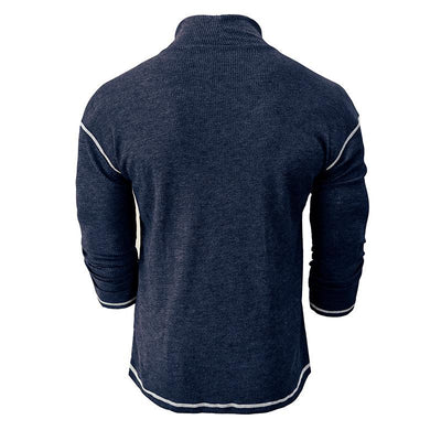 Langärmeliger Rollkragenpullover für Männer