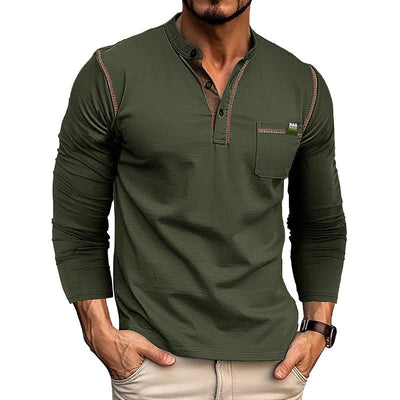 Yukon Camisole mit Henley-Kragen