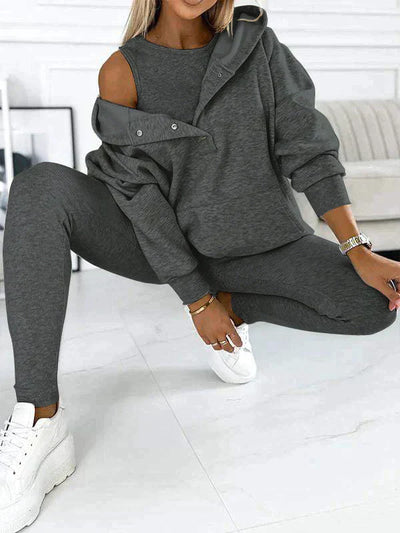 Kuschelige 3-teilige Loungewear für Damen