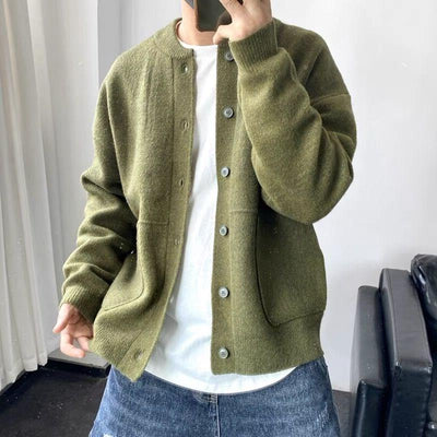 Casuales Winter-Strickjacke für Männer