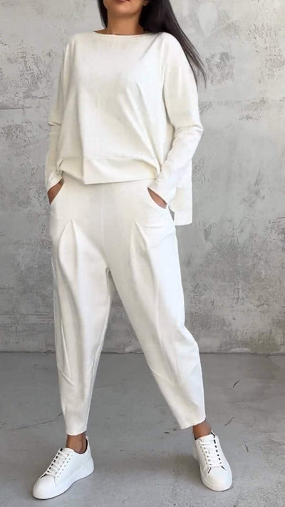 Elegantes Zweiteiliges Hosenset für Damen