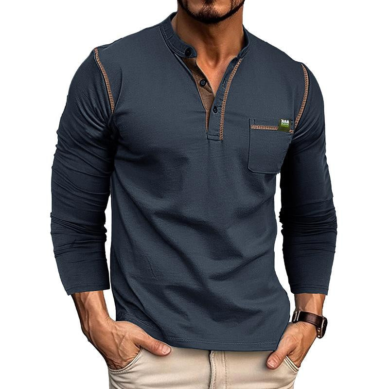 Yukon Camisole mit Henley-Kragen