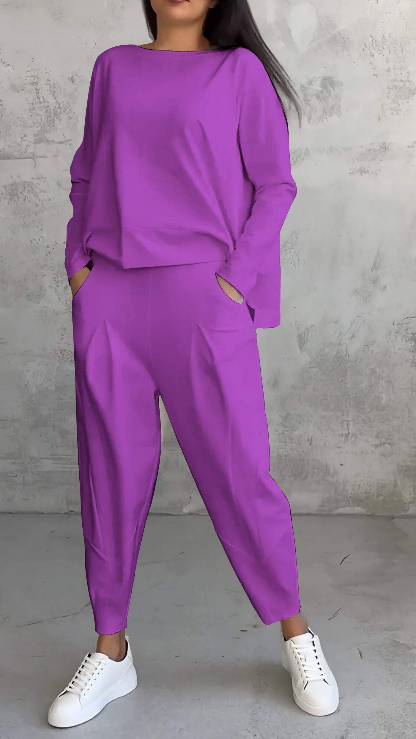 Elegantes Zweiteiliges Hosenset für Damen