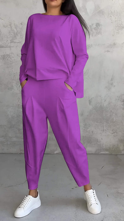 Elegantes Zweiteiliges Hosenset für Damen