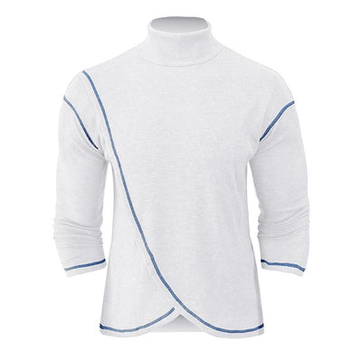 Langärmeliger Rollkragenpullover für Männer