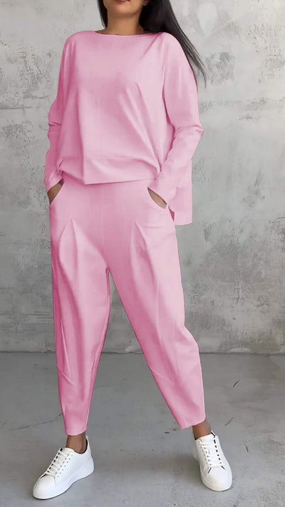 Elegantes Zweiteiliges Hosenset für Damen