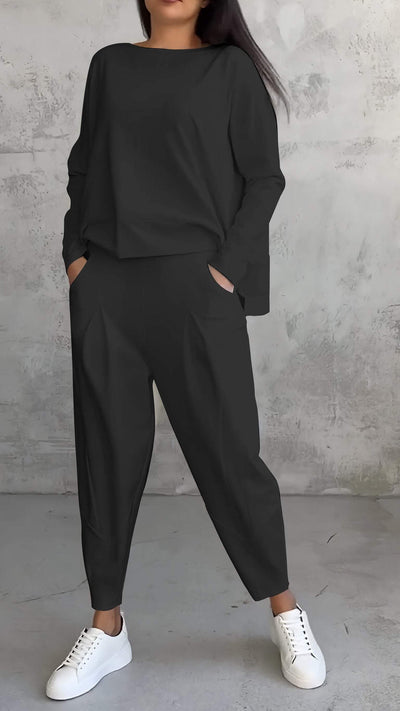 Elegantes Zweiteiliges Hosenset für Damen