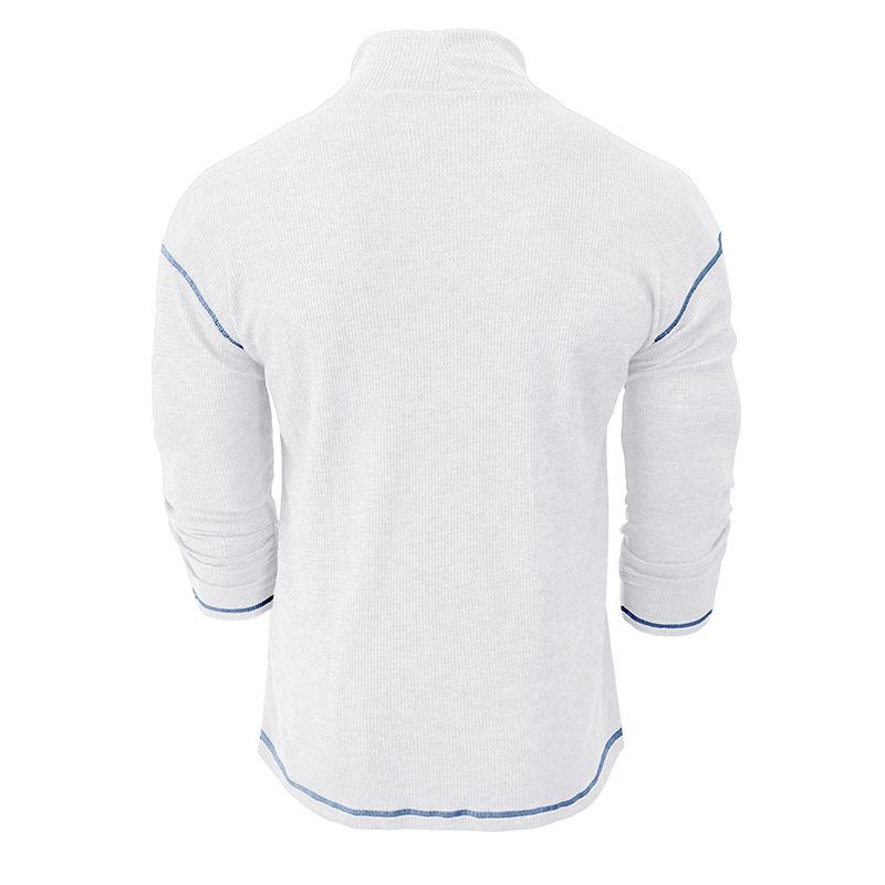 Langärmeliger Rollkragenpullover für Männer