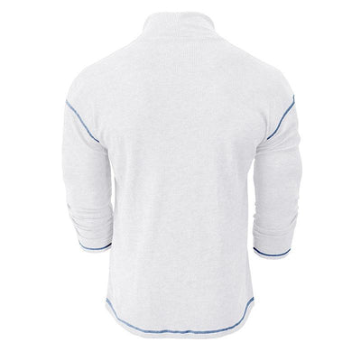 Langärmeliger Rollkragenpullover für Männer
