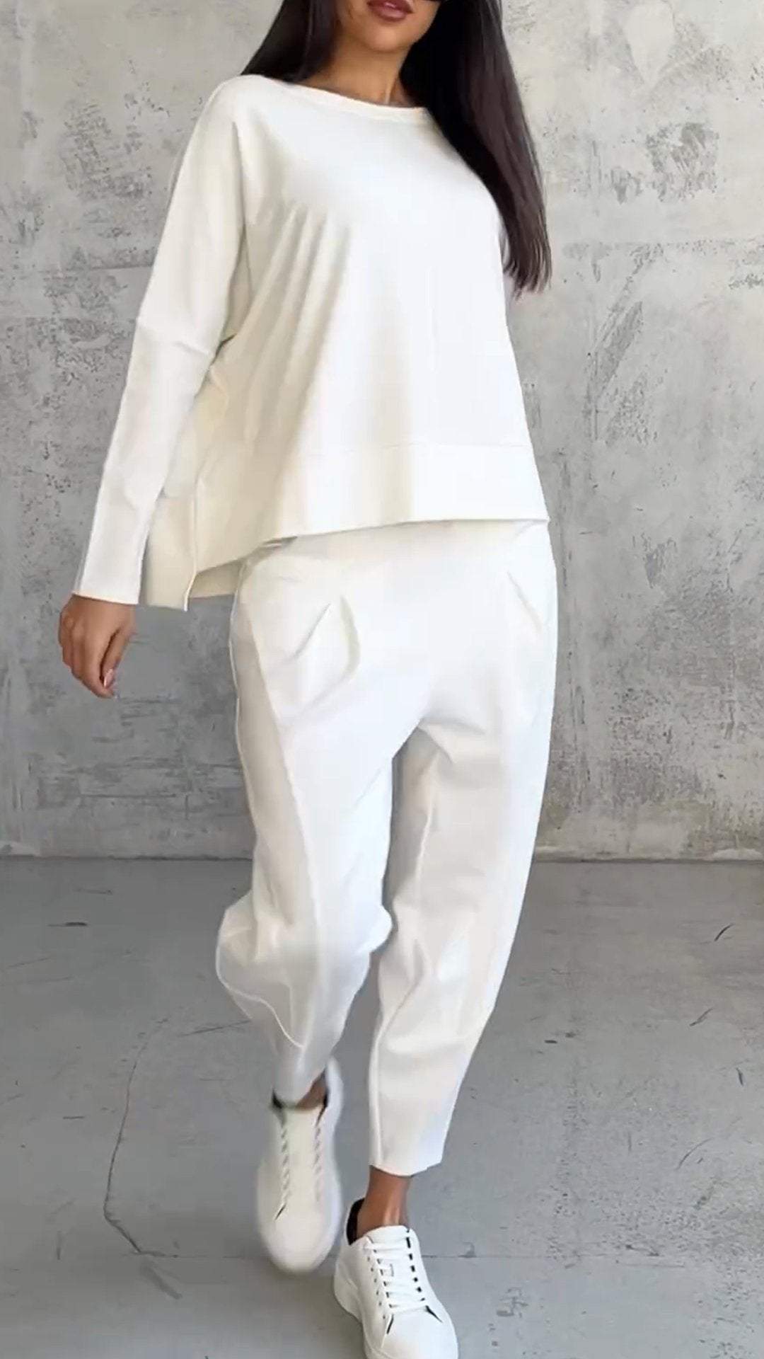 Elegantes Zweiteiliges Hosenset für Damen