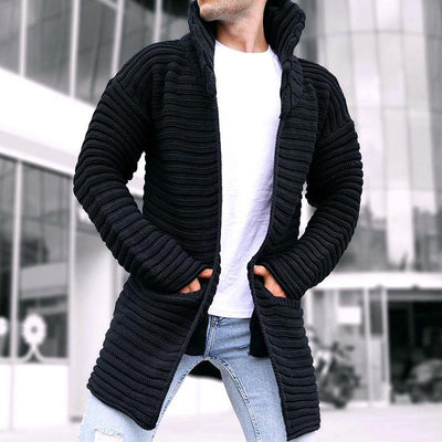 Einfache Winterstrickjacke für Männer
