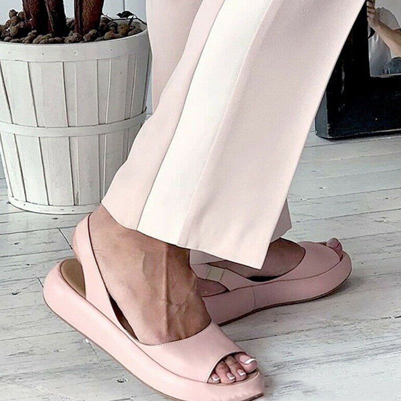 Stella Sommer Sandalen | Sandalen mit dickem, abgerundetem Komfortboden für den Sommer