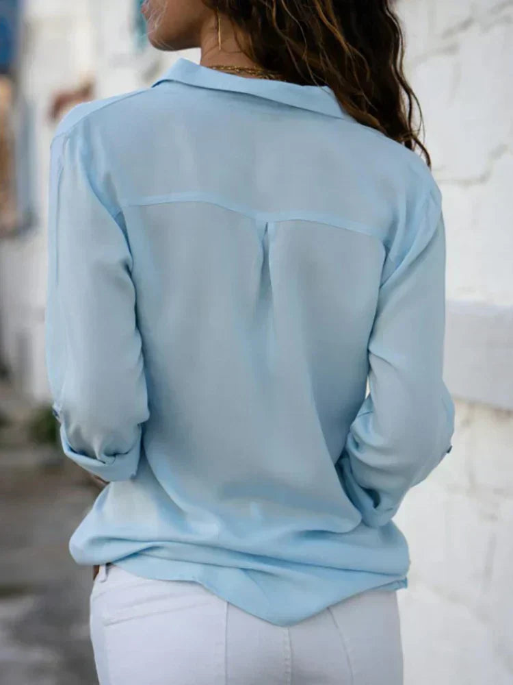 Aubine® | Klassische Bluse für Damen. Zeitlos und vielseitig für jeden Anlass