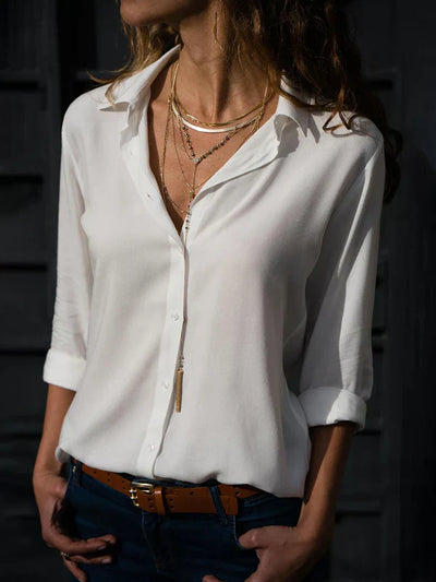 Aubine® | Klassische Bluse für Damen. Zeitlos und vielseitig für jeden Anlass