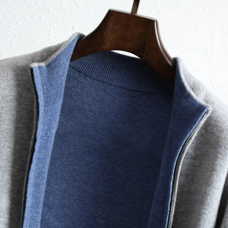 Klassische Herrenjacke mit Reißverschluss | Herbst