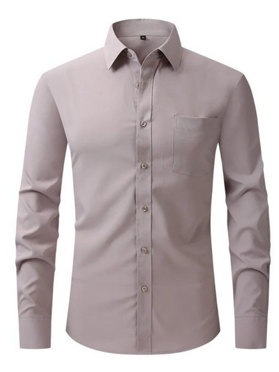 Klassisches Business-Hemd für Herren | Langarm