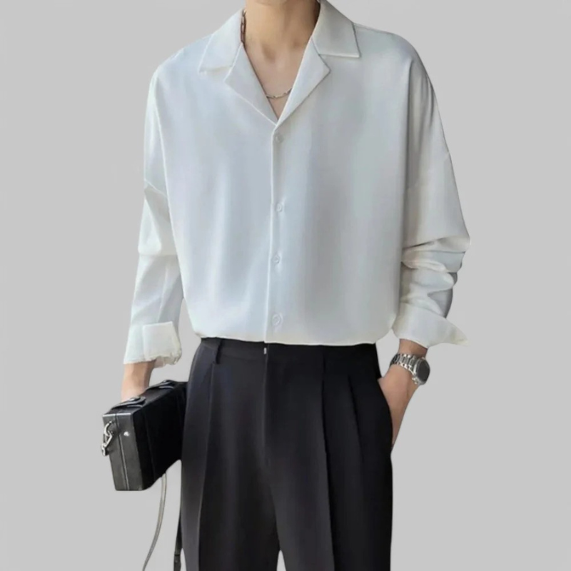 Klassisches formelles Herrenhemd | Langarm