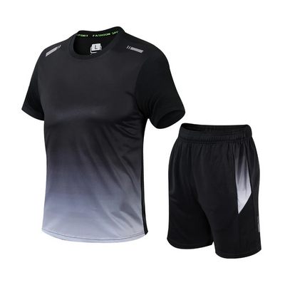 Klassisches Herren-Turnhemd & Shorts-Set | Sportlich