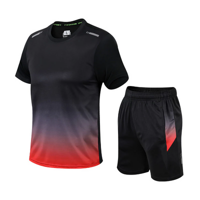Klassisches Herren-Turnhemd & Shorts-Set | Sportlich