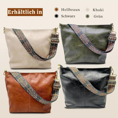Greta - Vintage Leder-Schultertasche