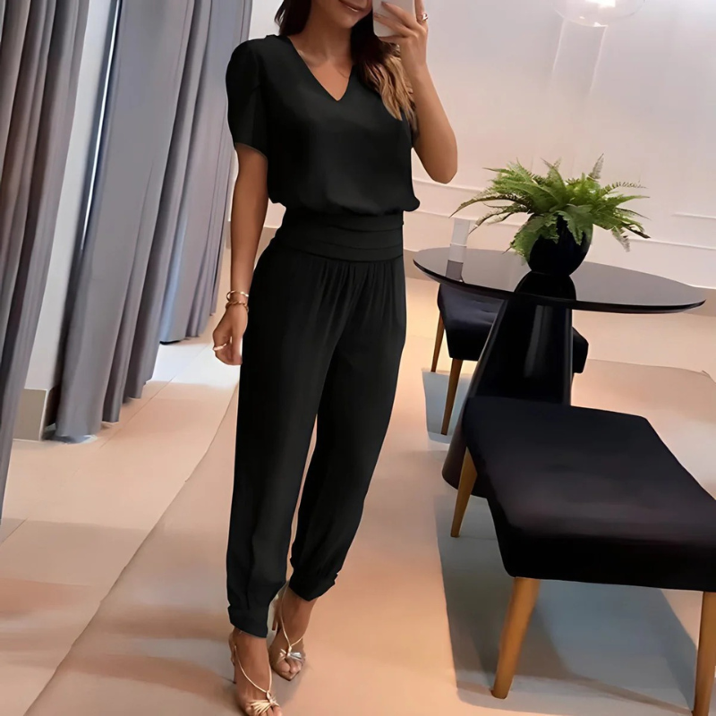 Lässige Bluse und Hose für Damen | Elegant