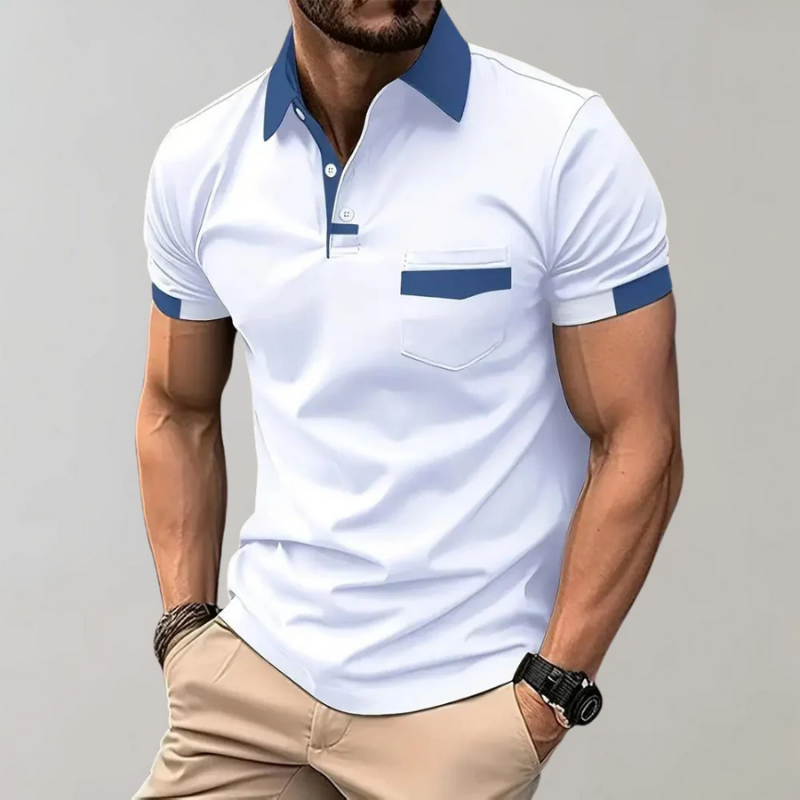 Lässiges klassisches Herren-Poloshirt | Kurzarm