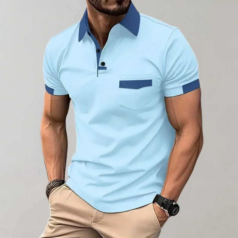 Lässiges klassisches Herren-Poloshirt | Kurzarm