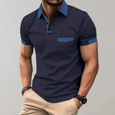 Lässiges klassisches Herren-Poloshirt | Kurzarm