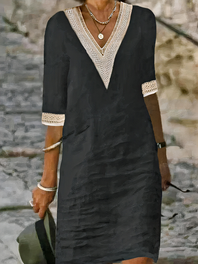 Lässiges Sommerkleid für Damen | Midi