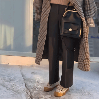 Margarete – Vintage Kussverschluss Schultertasche