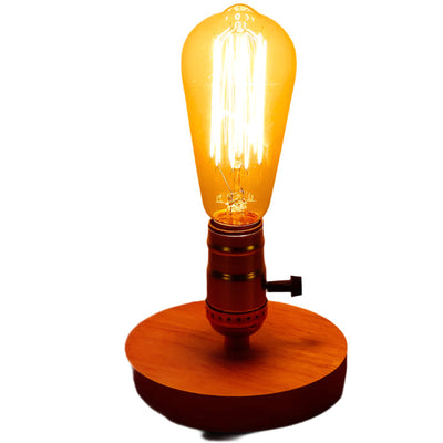 EdisonWood Vintage Charm Nachttischlampe – Zeitloses und Elegantes Design