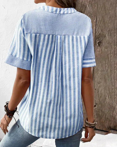 Alfonsin® | Weiche gestreifte Bluse