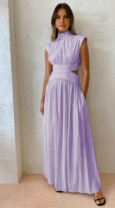 Langes Vintage-Kleid für Damen | Maxi