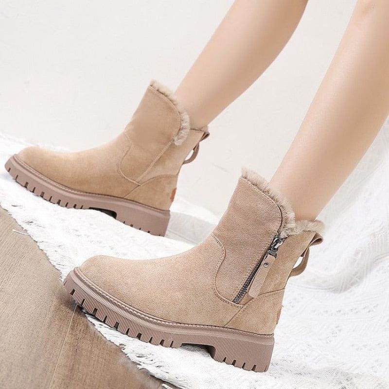 Winterboots mit Profilsohle | Gefüttert | Komfortabel und Rutschfest