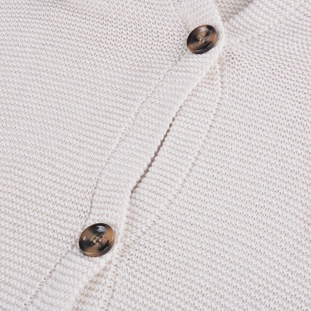 Lange Strickjacke mit Kapuze für Damen