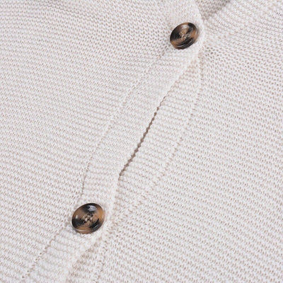 Lange Strickjacke mit Kapuze für Damen