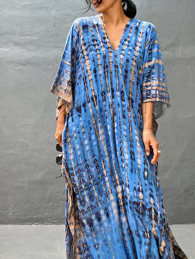 Luftiges Kaftan-Strandkleid für Damen | Maxi