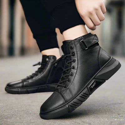 Sneaker-Stiefel für den Herbst - Bequeme hohe Freizeitschuhe für Herren