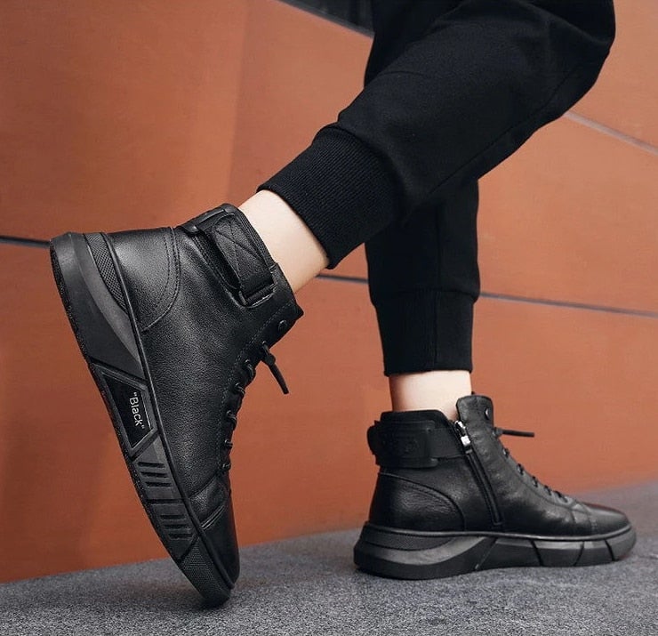 Sneaker-Stiefel für den Herbst - Bequeme hohe Freizeitschuhe für Herren