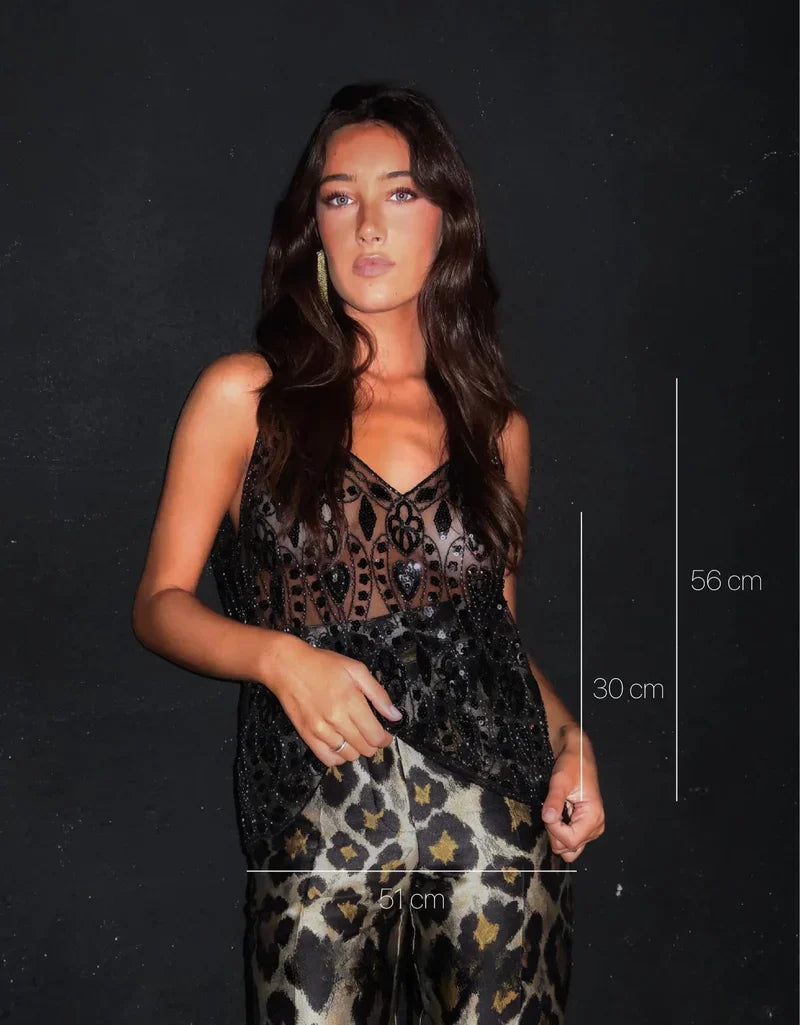 KATE | EMBELLISHED TOP