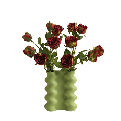 Minimalistische Harmony-Vase – Elegantes Keramikdesign für elegante Blumenarrangements
