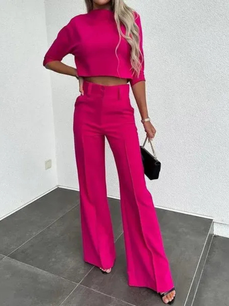 Modernes Oberteil-Set für Dame | Hose und oberteil