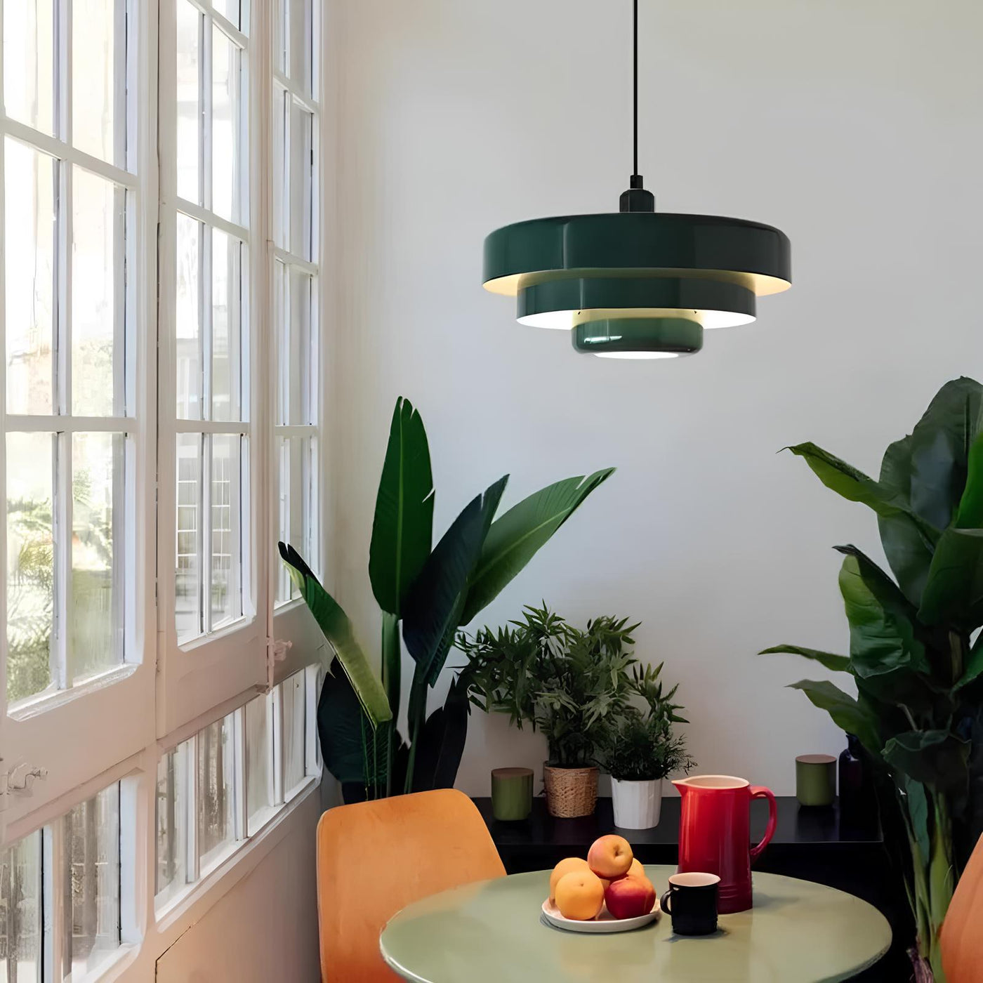 ScandiGlow Slim Glasloftlampe für modernes nordisches Interieur