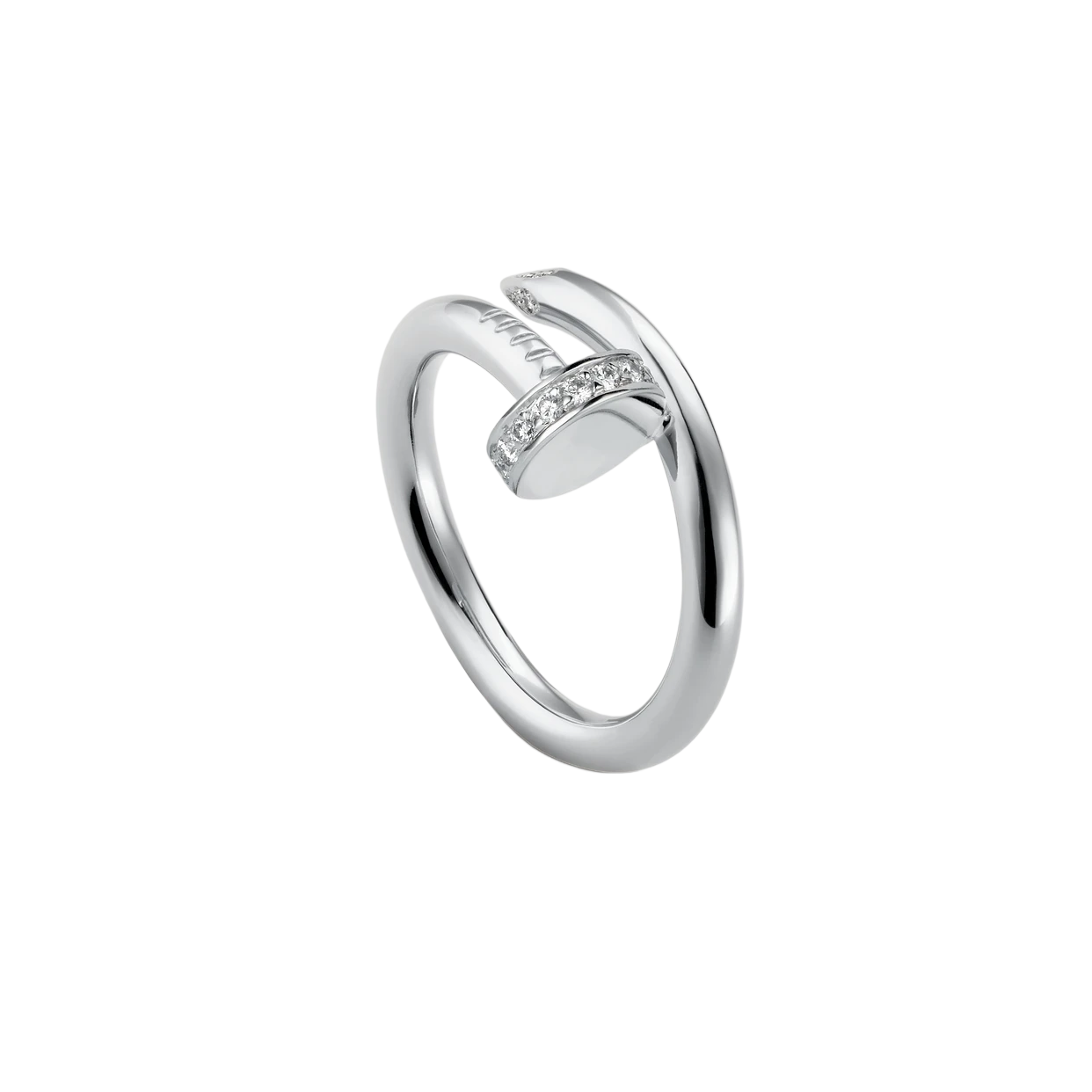 NAIL DELUXE RING | SILBER