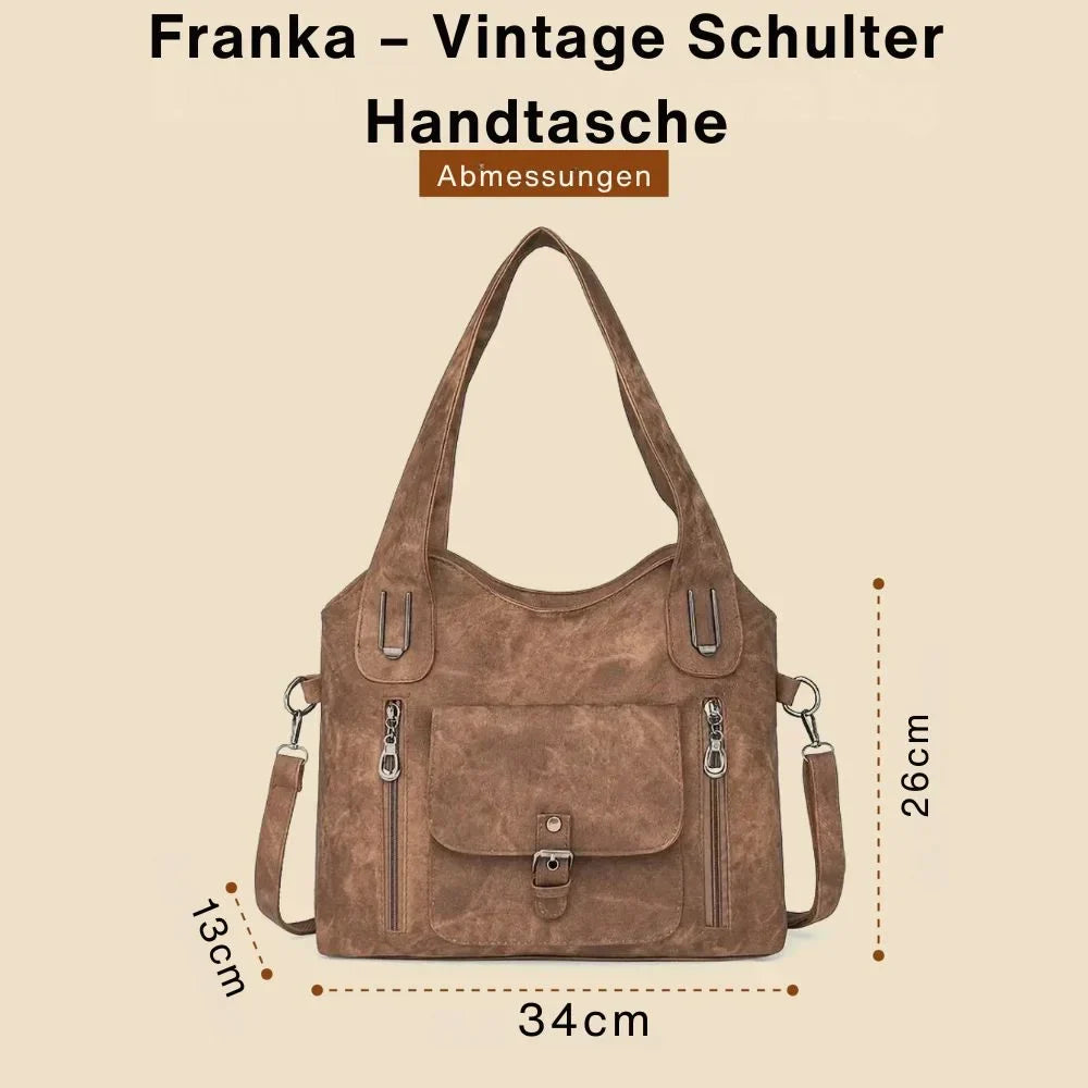 Franka – Vintage Schulter Handtasche