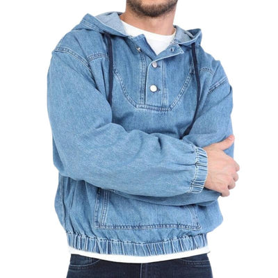 Denim-Hoodie | Lässiger Schnitt | Moderner Street-Style