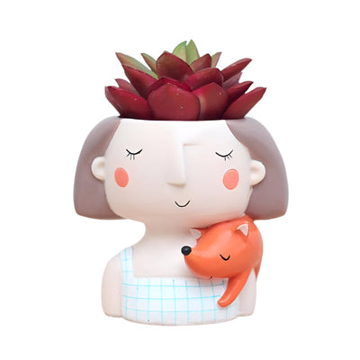 Modelle Sukkulenten-Topf mit Doppelverwendung